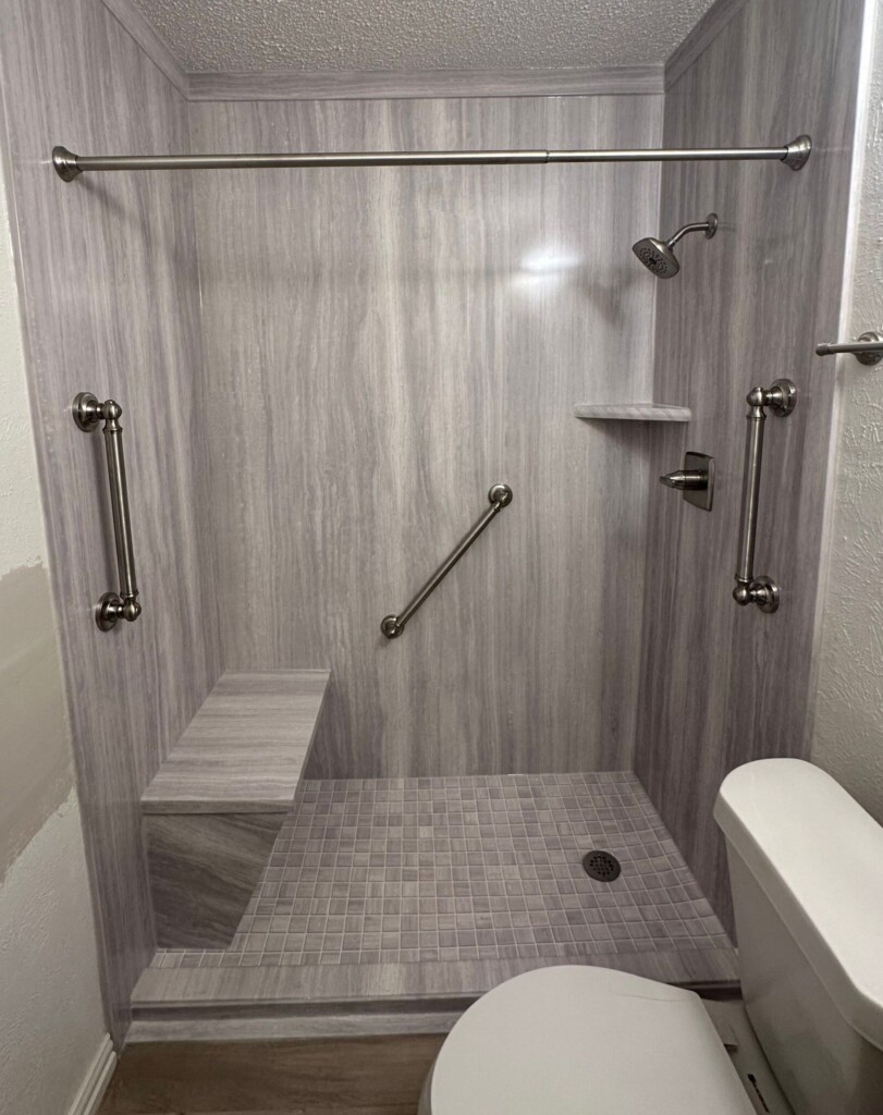 After - Tub To Shower Conversion, Shadow Bend Dr, Fort Worth, TX 76137