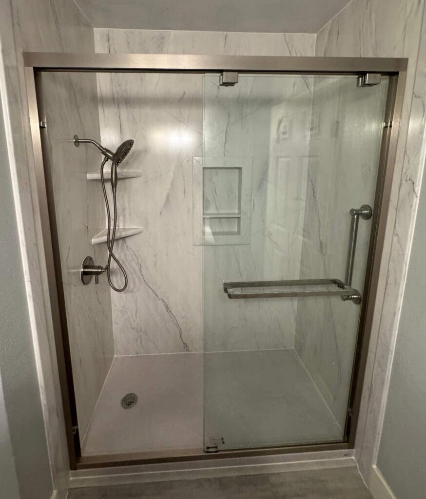 After - Tub To Shower Conversion, Clovercrest Dr, San Jose, CA 95118