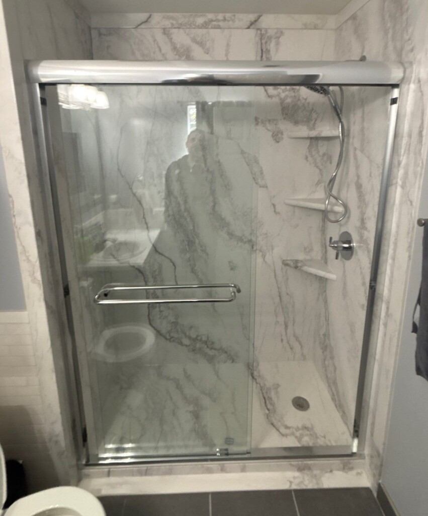 After - Tub To Shower Conversion, Melissa Oaks Ln, Austin, TX 78744