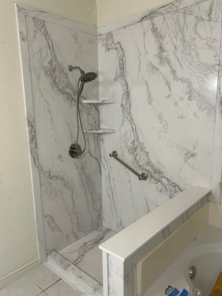 After - Shower Remodel, Benchmark Dr, Plano, TX 75023