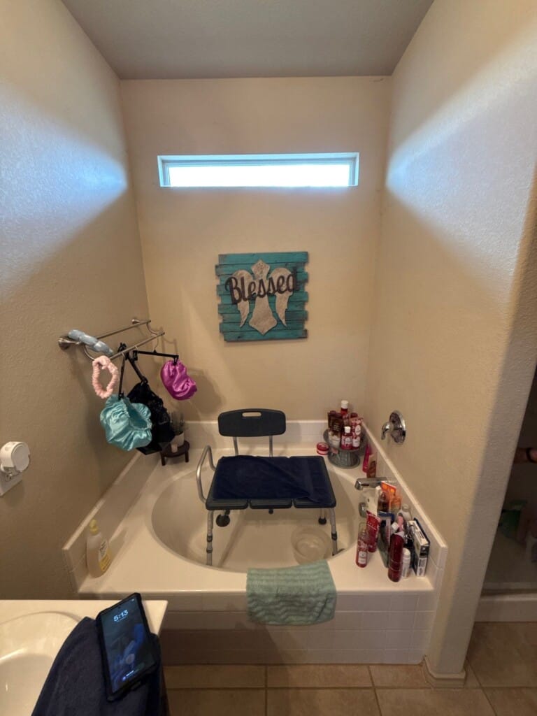 Before - Tub To Shower Conversion, Snaffle Bit Trail, Haslet, TX 76052