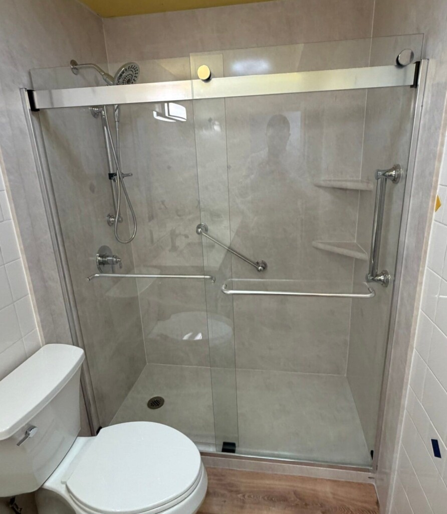 After - Tub To Shower Conversion, NE 37th Court, Bellevue, WA 98004