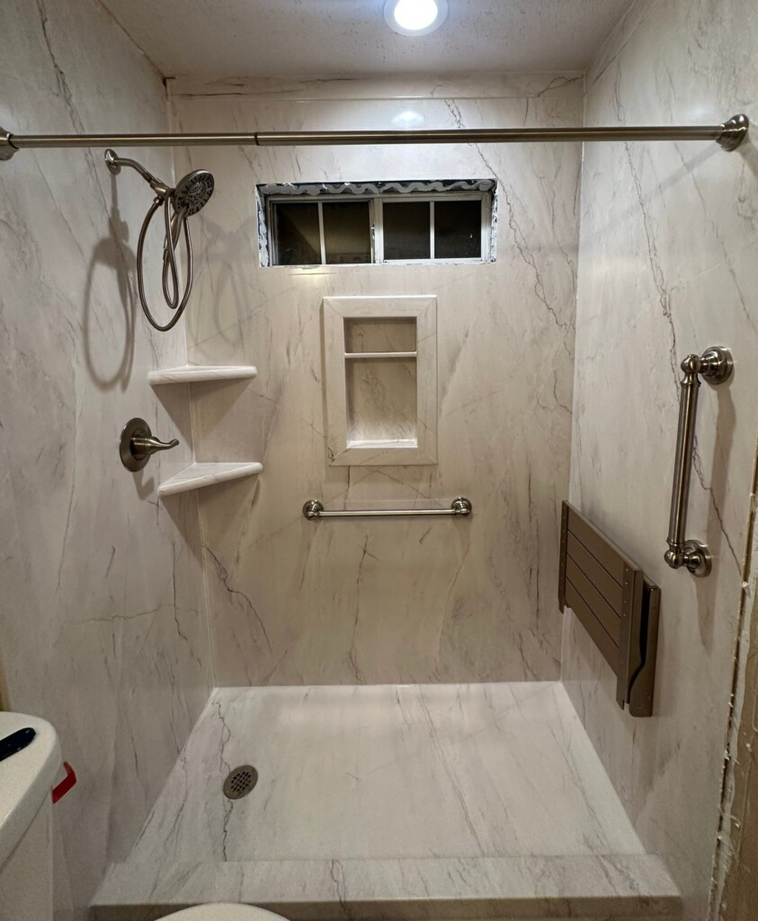 After - Tub To Shower Conversion, Great Divide Dr, Fort Worth, TX 76137
