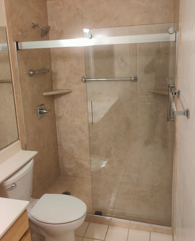 After - Tub To Shower Conversion, N 77th Pl, Scottsdale, AZ 85266