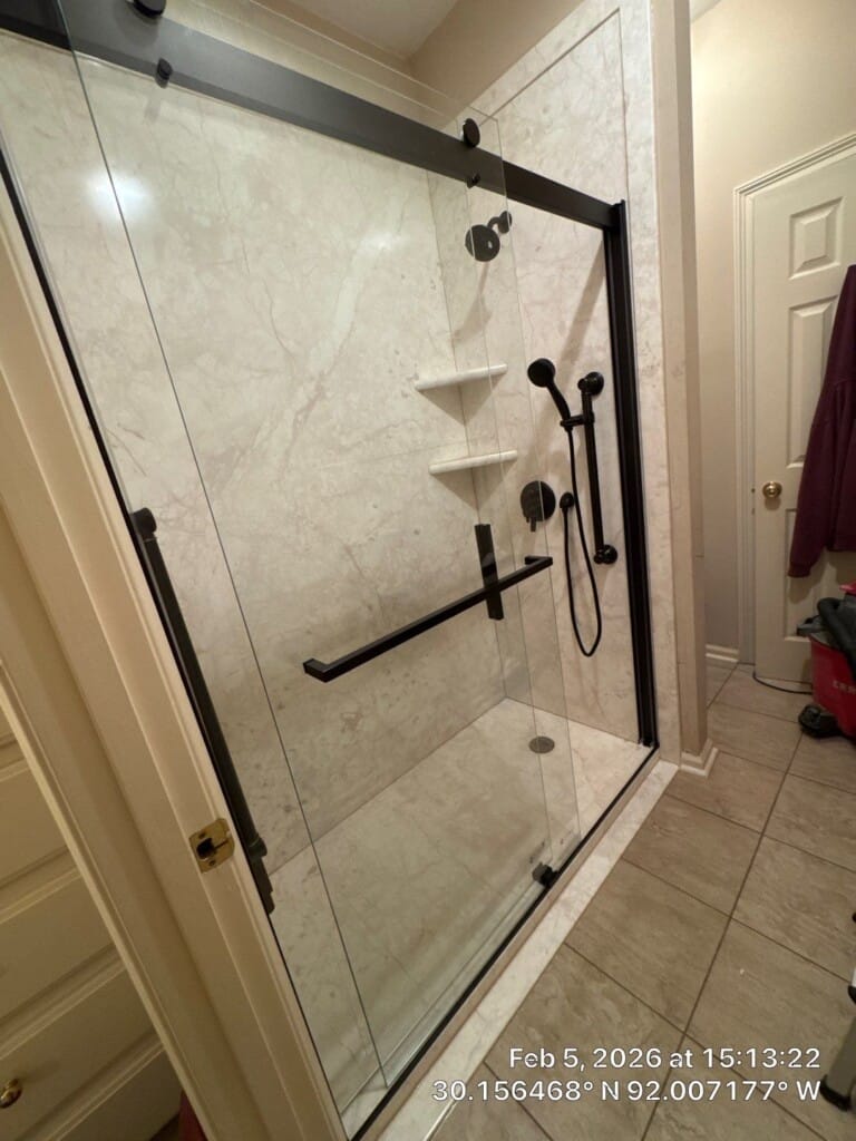 After - Tub To Shower Conversion, Shady Park Drive, Lafayette, LA 70508