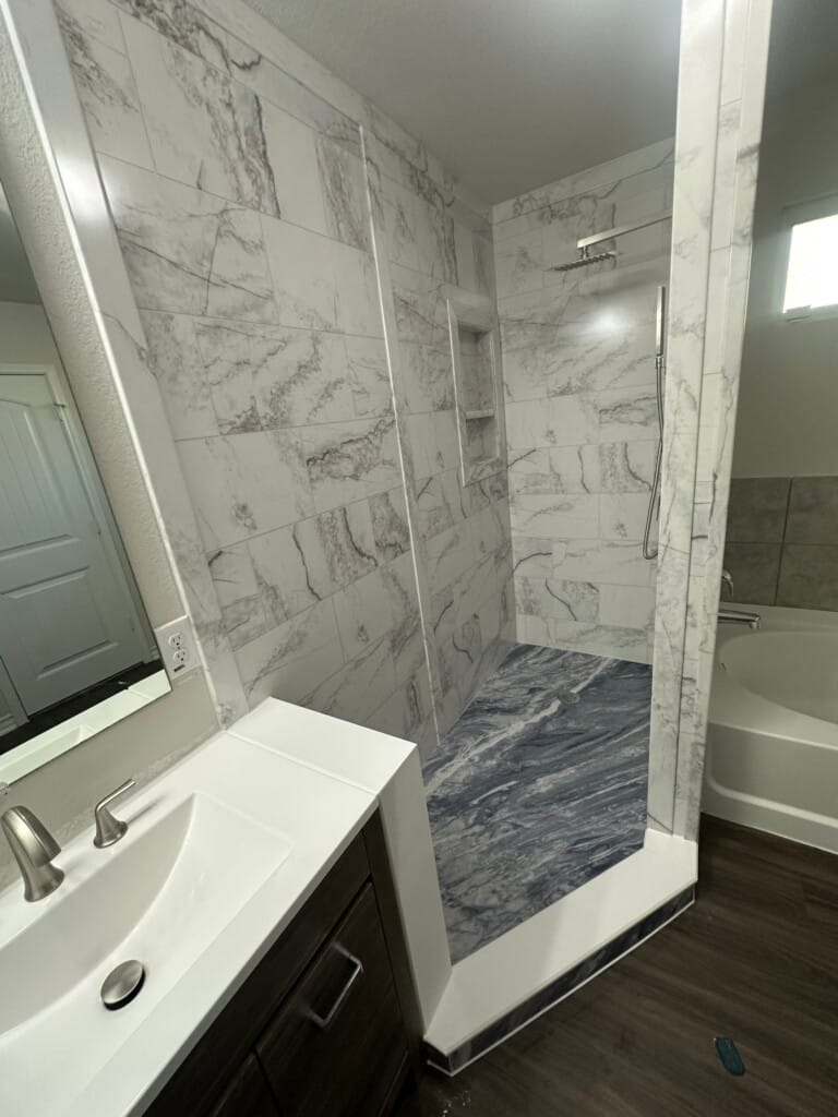 After - Shower Remodel, Sapphire River, San Antonio, TX 78245