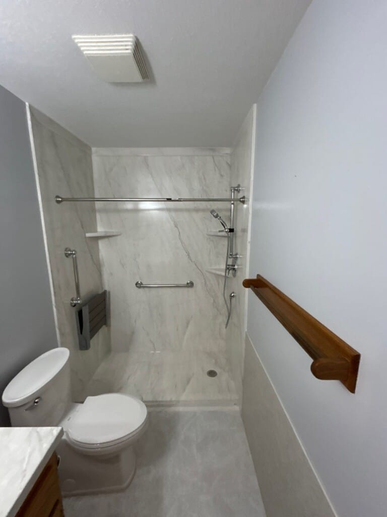 After - Tub To Shower Conversion, Shryer Ave E, North Saint Paul, MN 55109