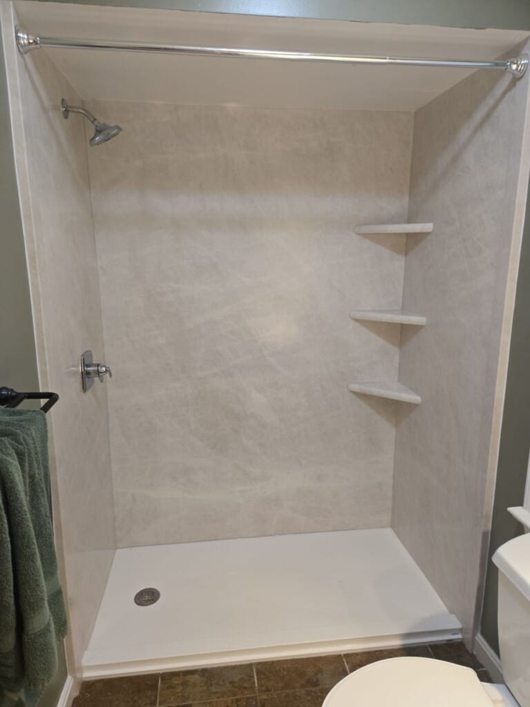 After - Tub To Shower Conversion, St James Ct, Mechanicsburg, PA 17050