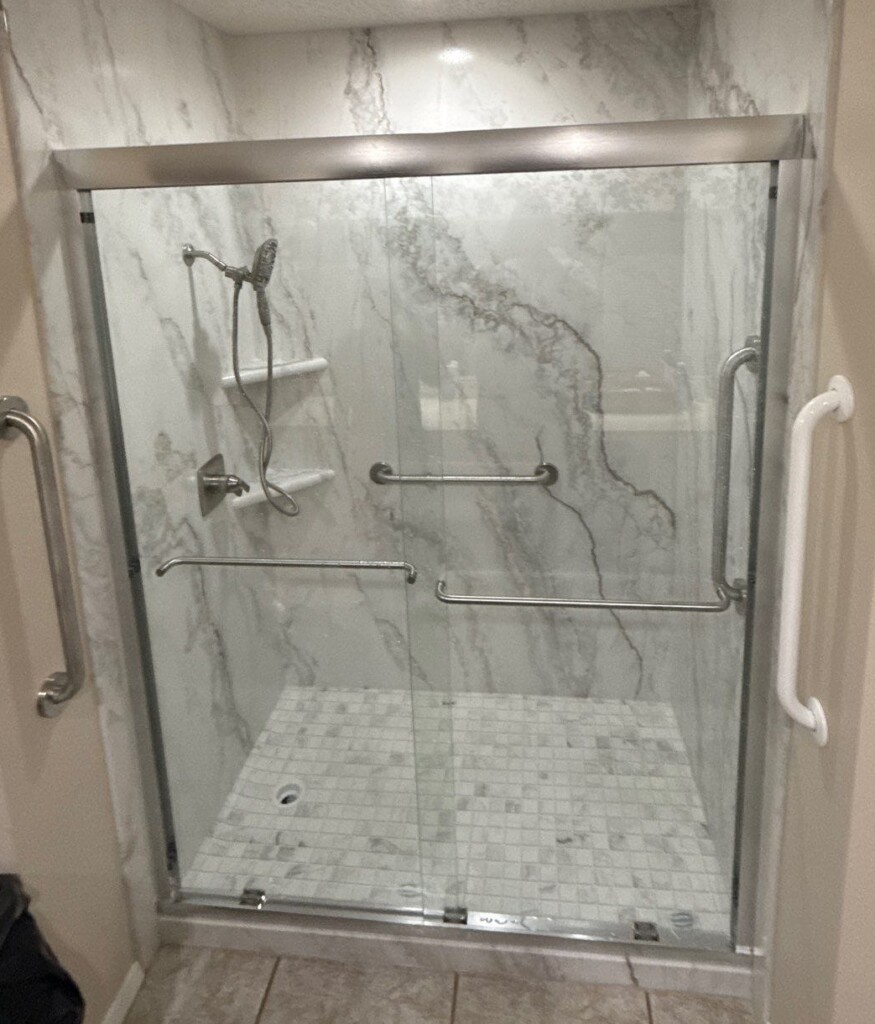 After - Tub To Shower Conversion, Las Plumas Ct, Georgetown, TX 78628