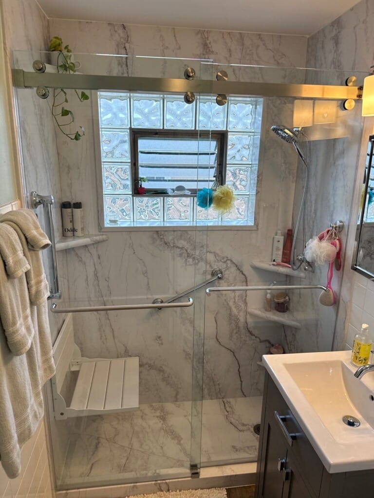After - Tub To Shower Conversion, Lawler, Skokie, IL 60077