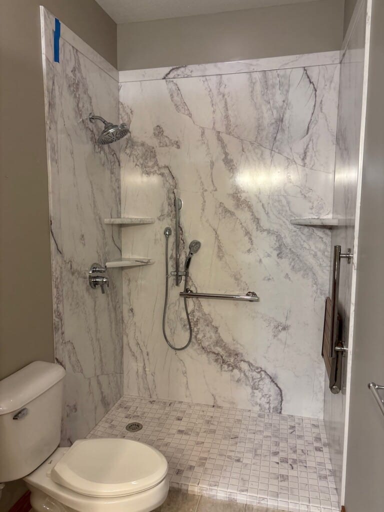 After - Tub To Shower Conversion, E Firehouse Rd, Decatur, IL 62521