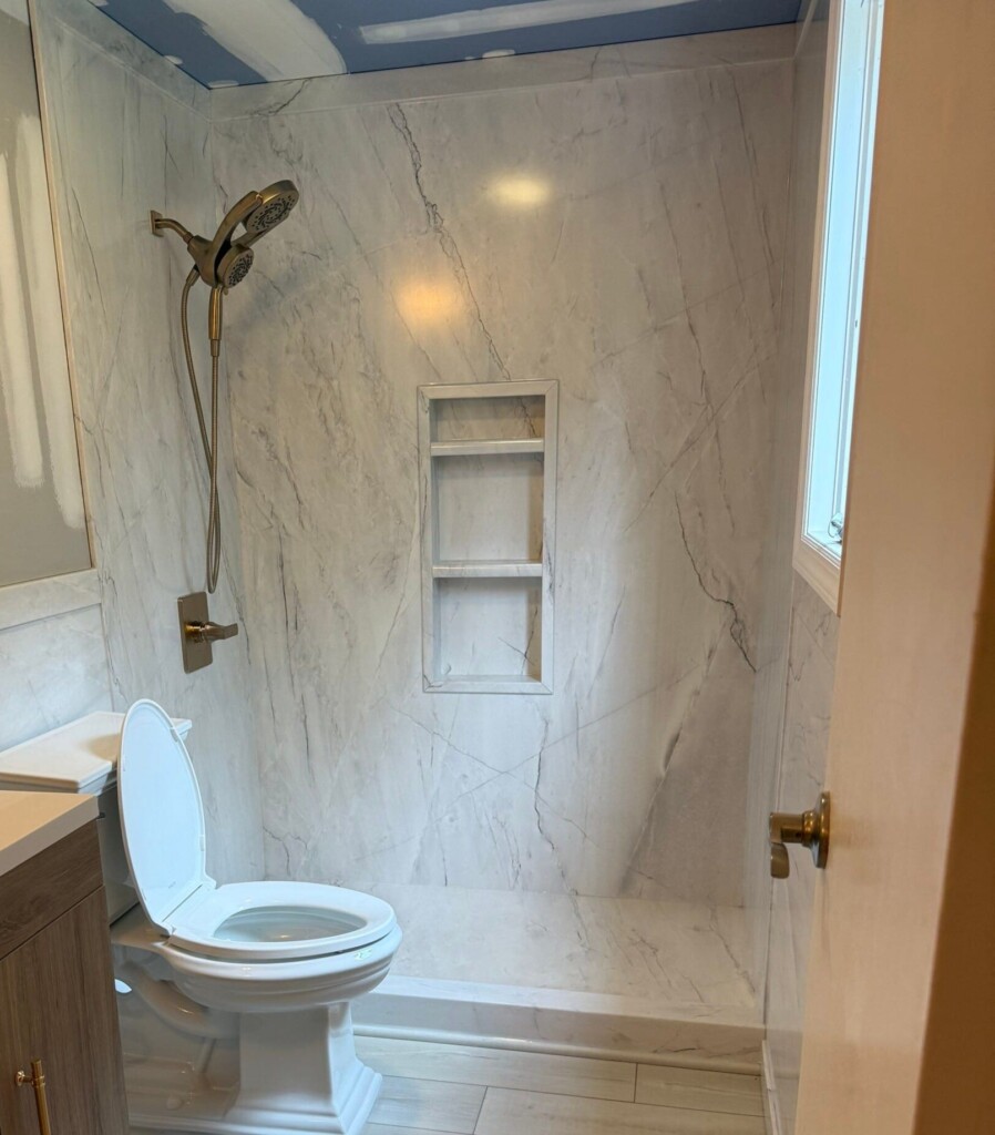After - Tub To Shower Conversion, Peachtree Ln, Roslyn Heights, NY 11577