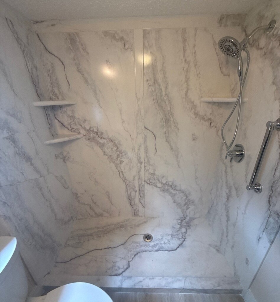 After - Tub To Shower Conversion, Maple Ct, Apt 310, Dunedin, FL 34698