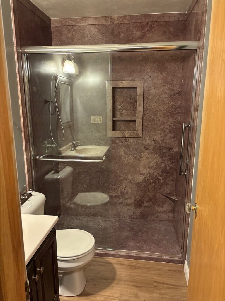 After - Tub To Shower Conversion, N Miramar Dr, Peoria, IL 61614