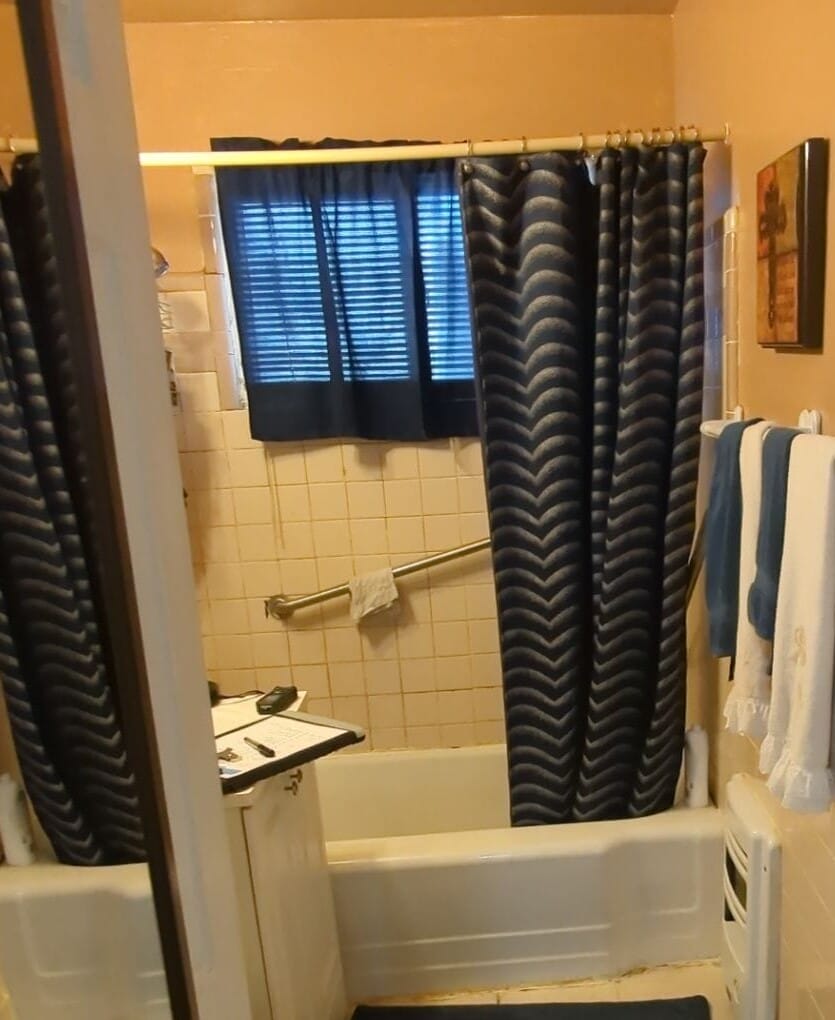 Before Bath Remodel