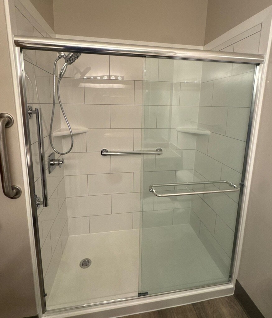 After - Walk-in Shower Install, Frances Plaza, Apt # 2L on 3rd floor, Code, Omaha, NE 68130