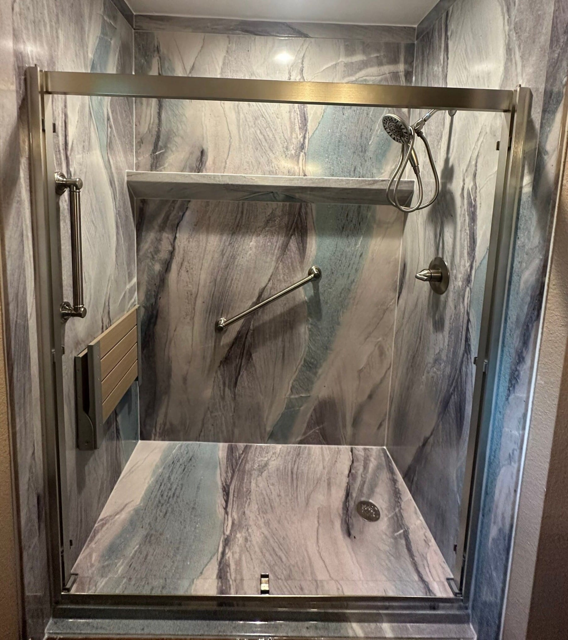 Walk-in Shower Install, Flagstone Dr, Fort Worth, TX 76114