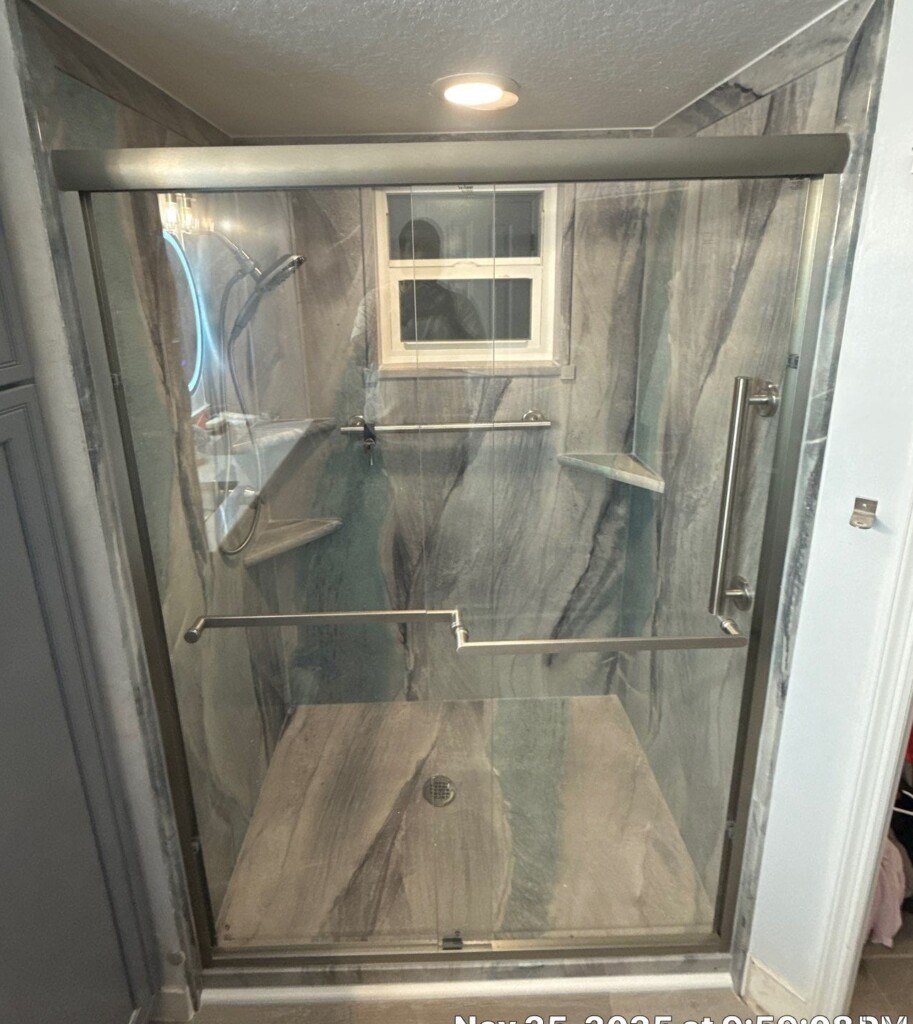 After - Walk-in Shower Installation, Running Oak Ct, Spring Hill, FL 34608