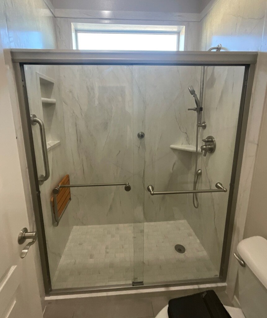 After - Tub To Shower Conversion, Bayshore Bend, Bismarck, ND 58503