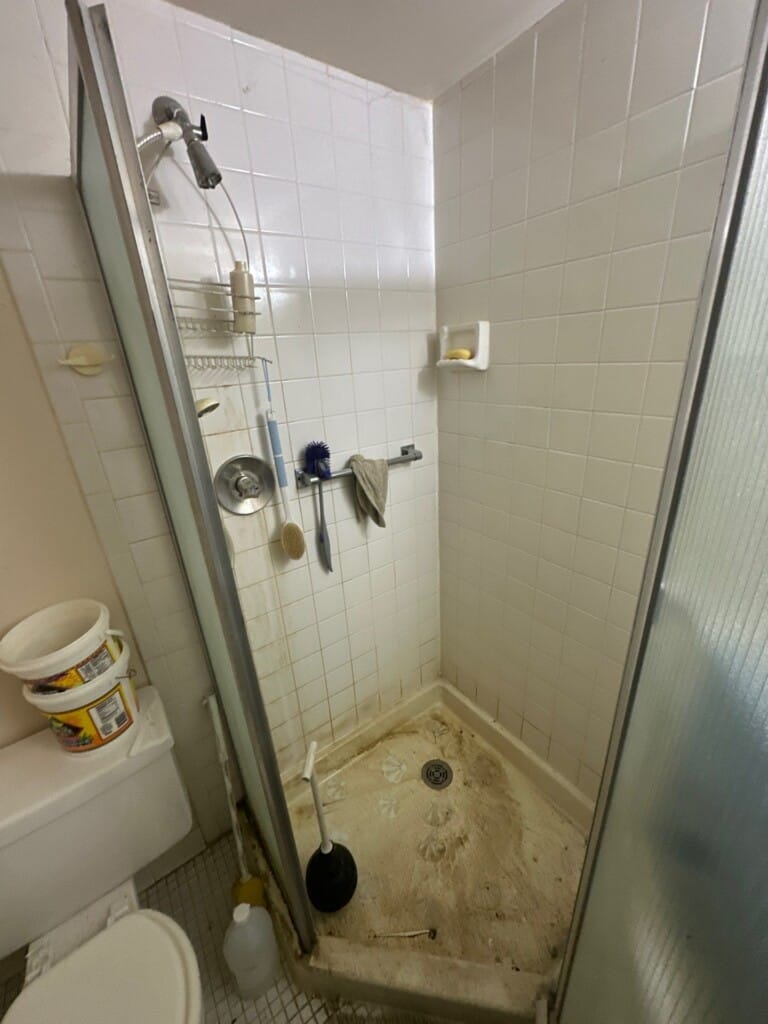 Before - Shower Remodel, Lone Pine Rd, Apartment 200, West Bloomfield, MI 48323