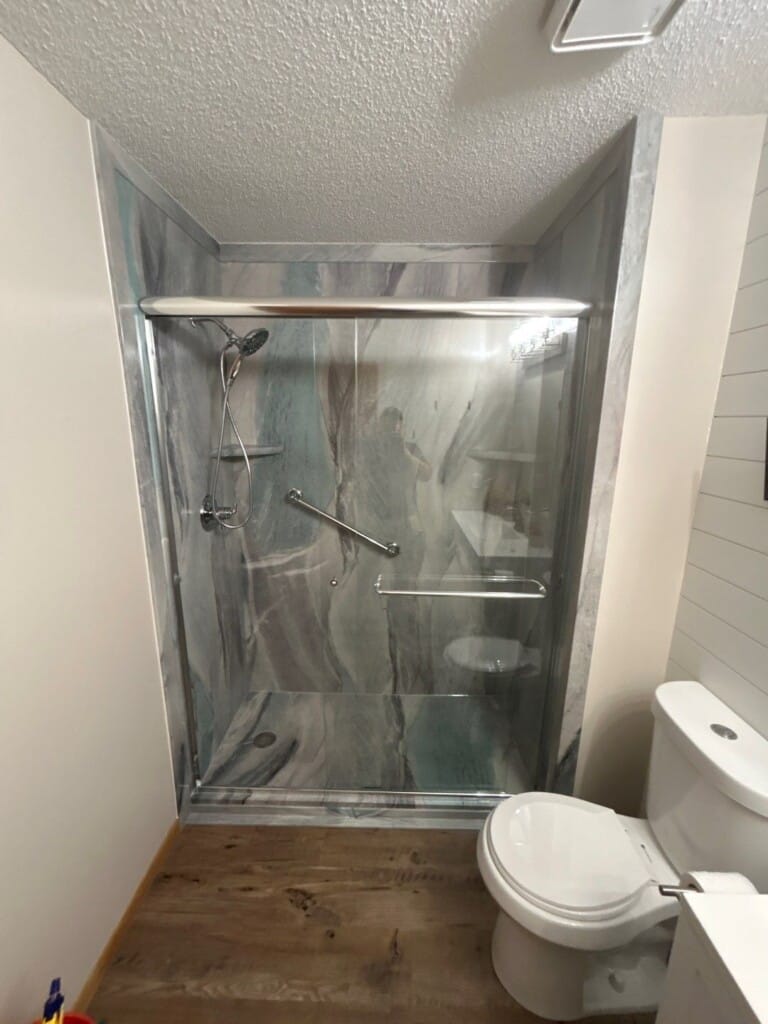 After - Walk-in Shower Install, Crystal Ave, Shoreview, MN 55126