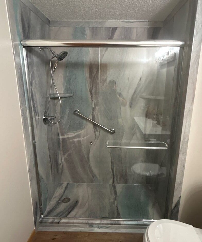 Walk-in Shower Install, Crystal Ave, Shoreview, MN 55126