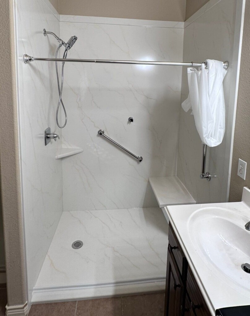 After - Walk-in Shower Install, Colby Ln, Wylie, TX 75098