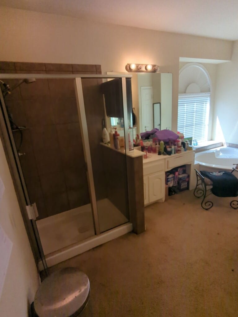 Before - Shower Remodel, Slide Rock Ct, Mansfield, TX 76063