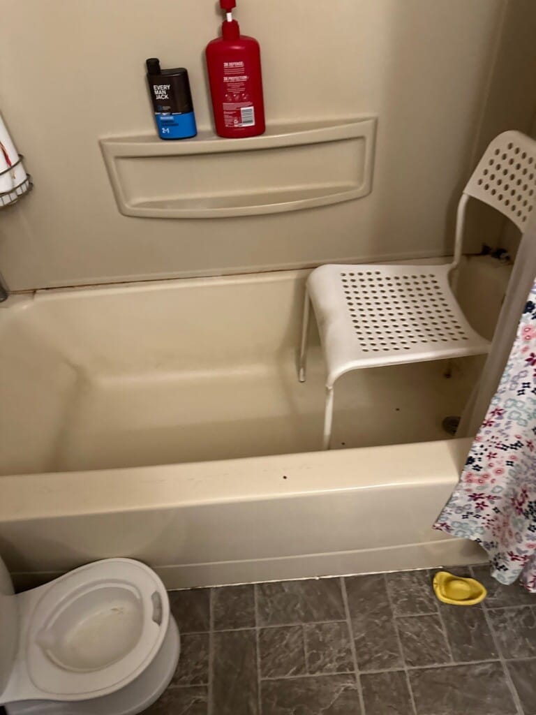 Before - New Bathtub Installation, South Wright Street, Bloomington, IL 61701