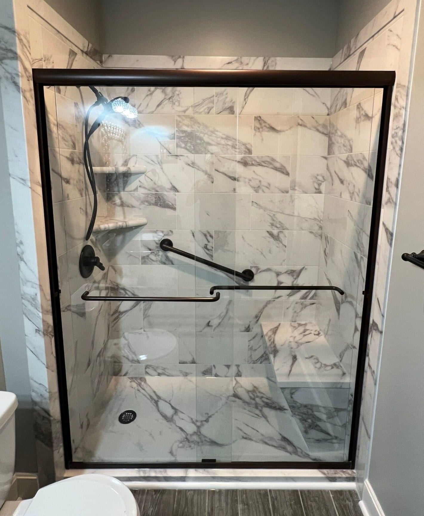 Walk-in Shower Install, W 164th Terrace, Overland Park, KS 66221