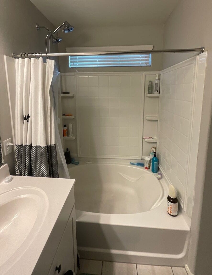 Before Bath Remodel