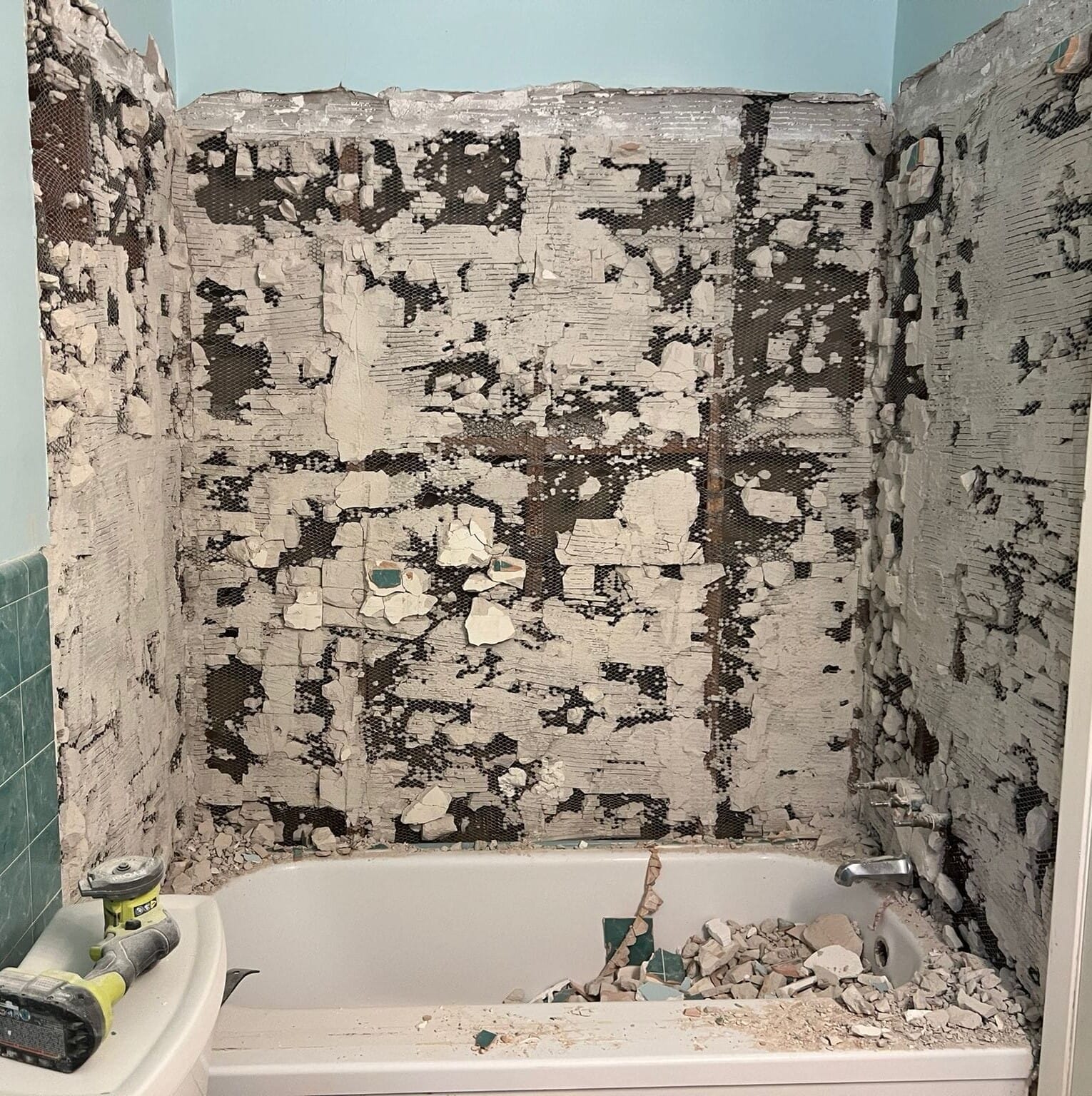 Before Bath Remodel