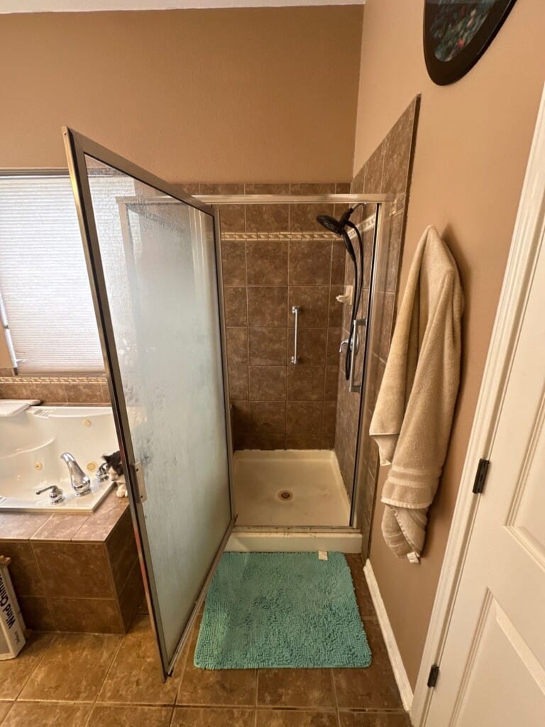 Before - Shower Remodel, Catfish Cv, Dripping Springs, TX 78620