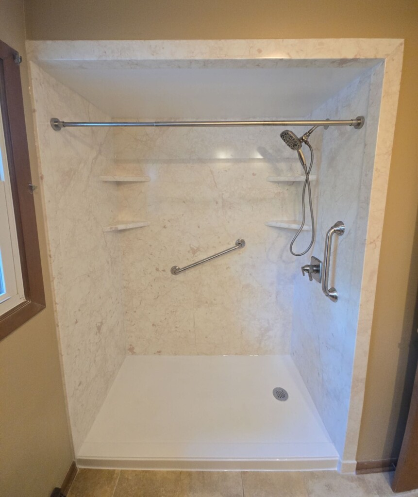 After - Walk-in Shower Install, Marieme Dr, Rockford, IL 61108