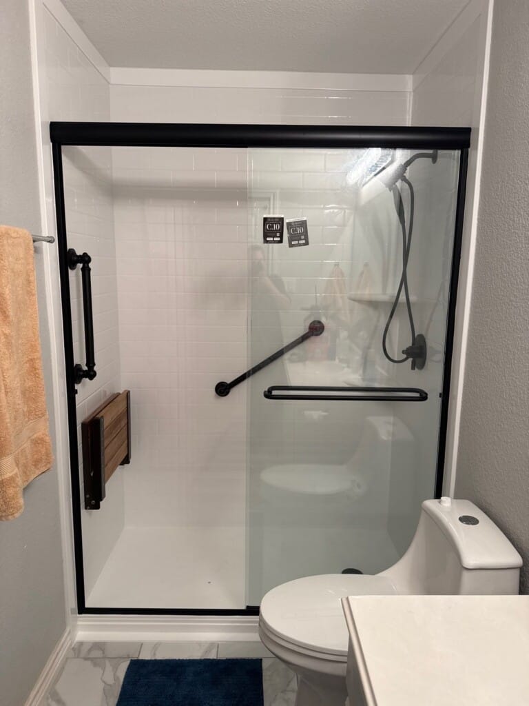 After - Tub To Shower Conversion, Riverhead Dr, Wylie, TX 75098