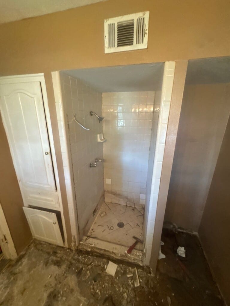 Before - Shower Remodel, Chalet Ln, Dallas, TX 75232