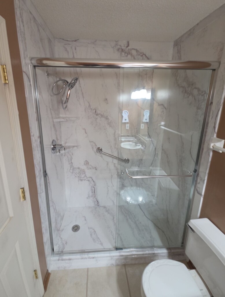 After - Walk-in Shower Install, W 140th St, Burnsville, MN 55337