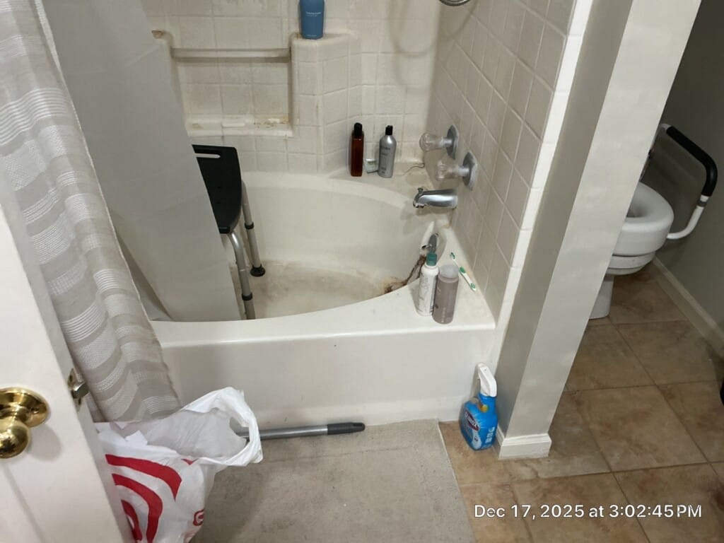 Before - Walk-in Shower Install, East Weeks Drive, Youngsville, LA 70592