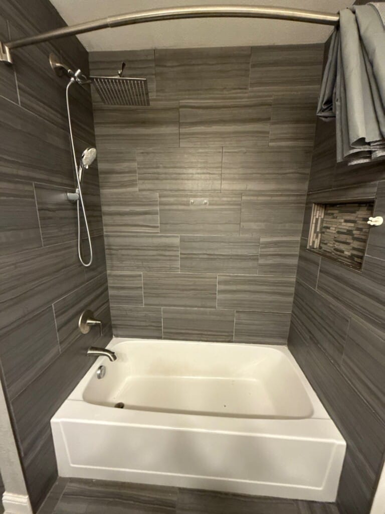 Before - Walk-in Shower Install, Brockwood Ct, North Richland Hills, TX 76182