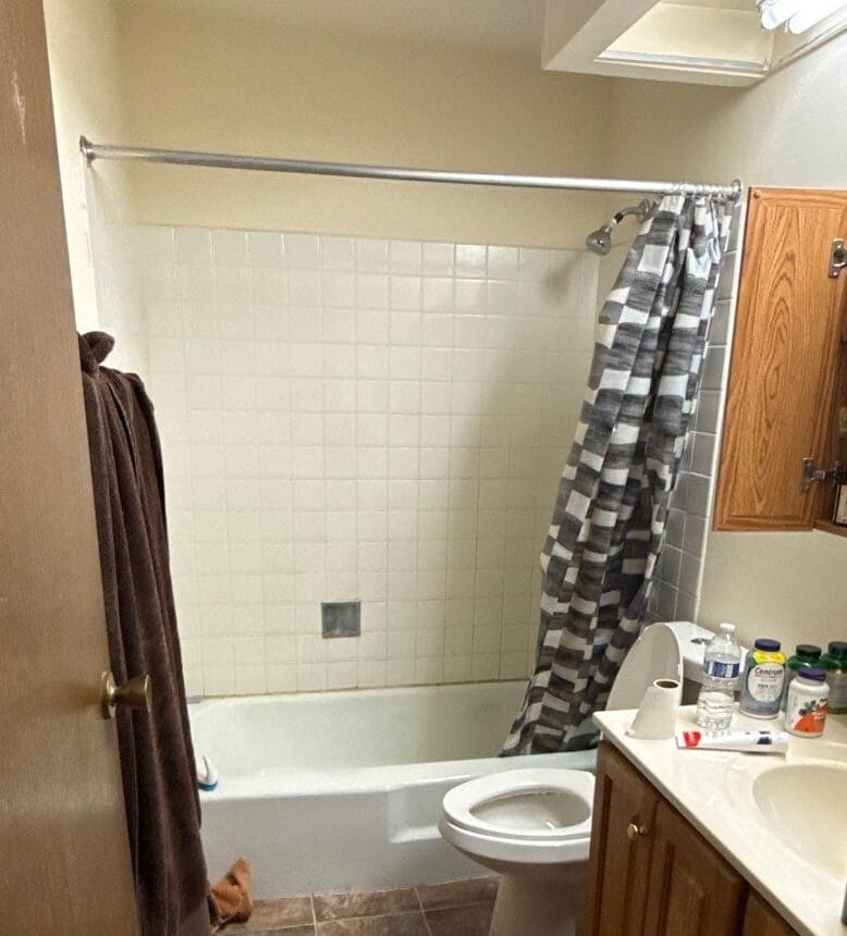 Before Bath Remodel