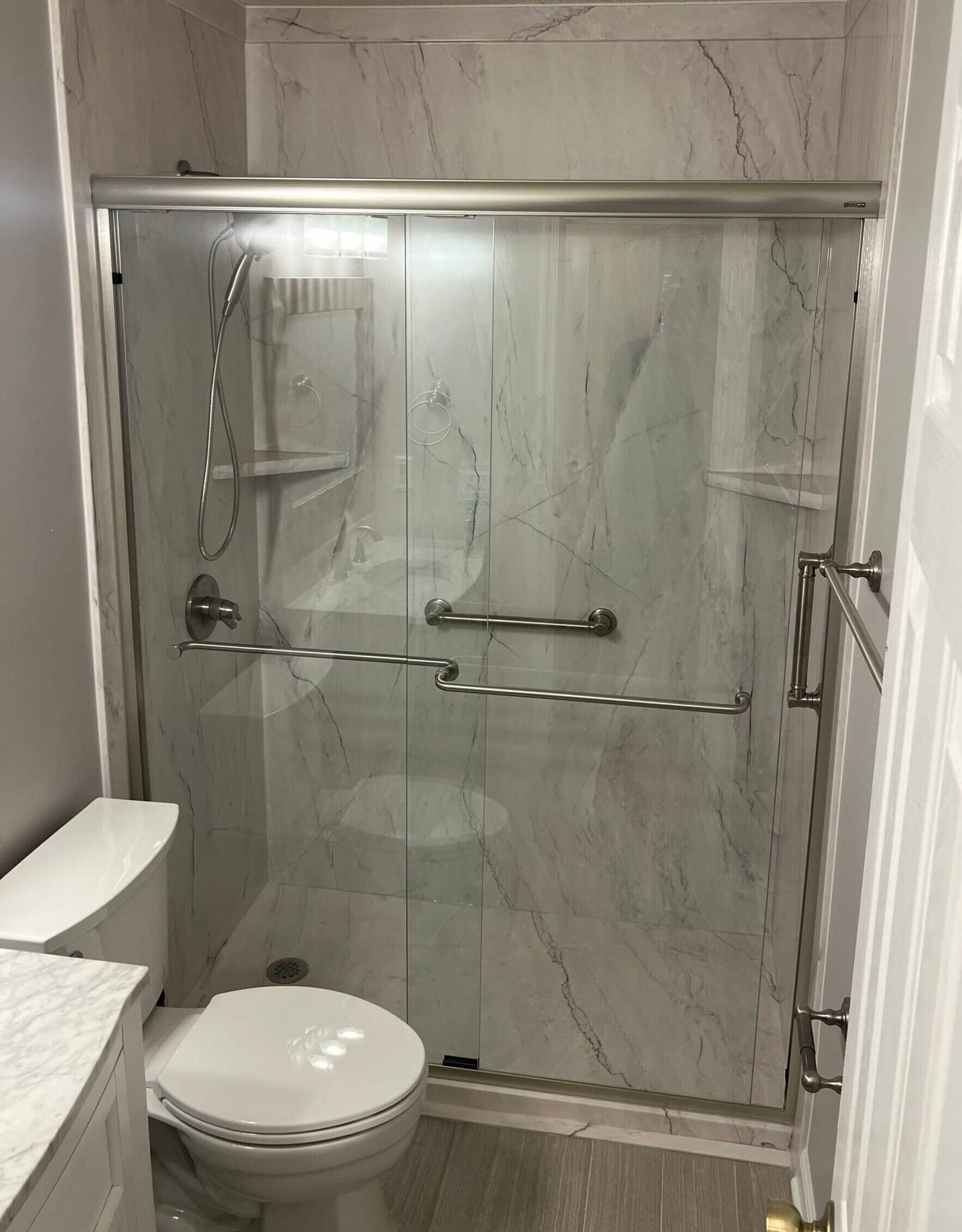 Walk-in Shower Install, Eagle Rock Rd, Greensboro, NC 27410