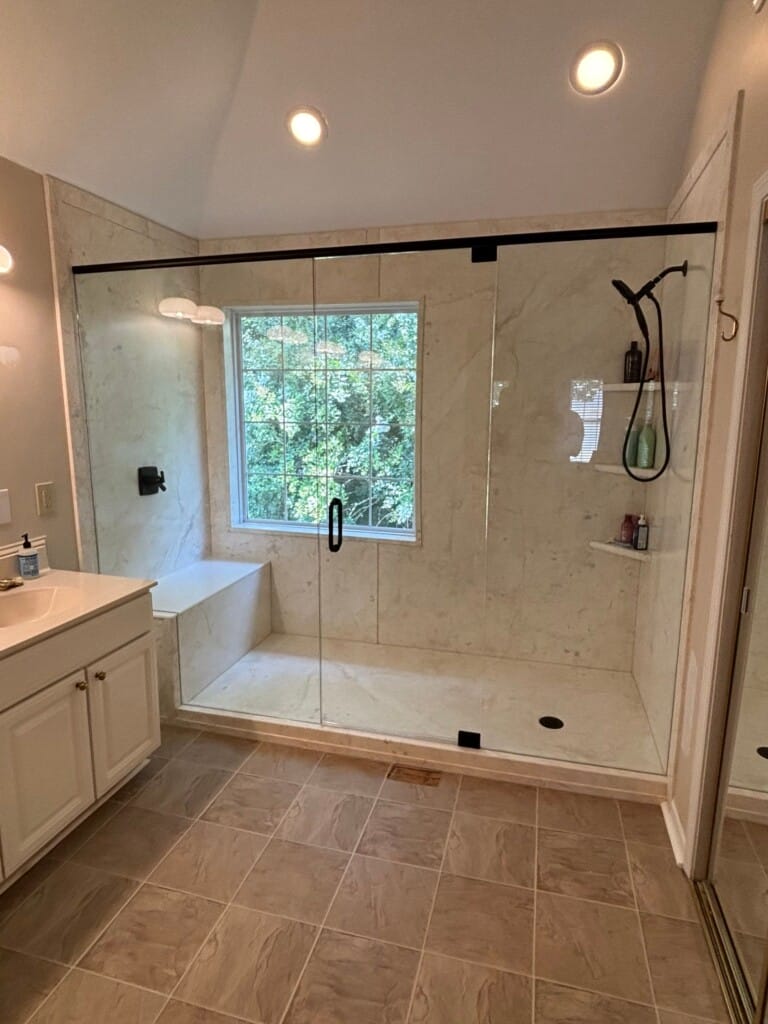 After - Bathroom Remodel, Kingbird Ct, Charlotte, NC 28215