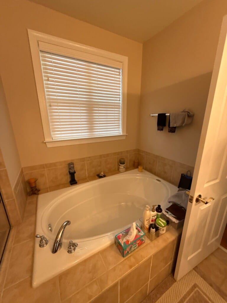 Before - Walk-in Shower Install, Persimmon Creek Dr, Charlotte, NC 28227
