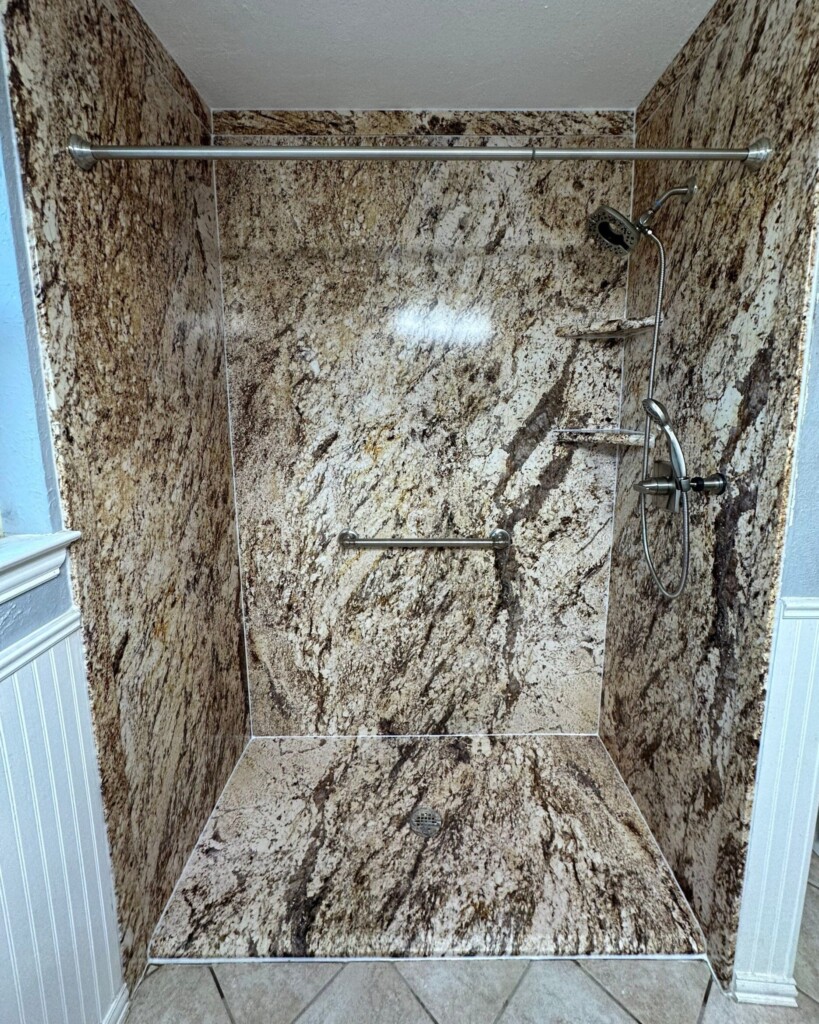 After - Tub To Shower Conversion, Stonecrest Trail, North Richland Hills, TX 76182