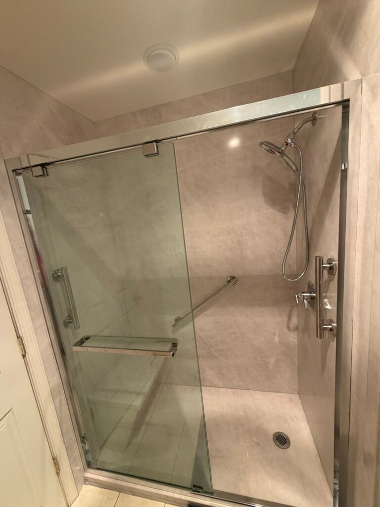 After - Tub To Shower Conversion, Aragon Ln, Chevy Chase, MD 20815
