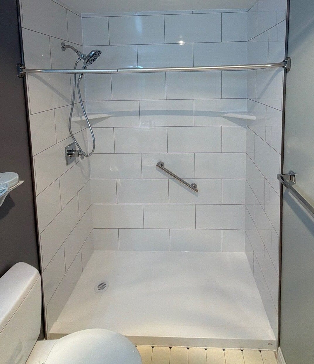 Tub To Shower Conversion, Cypress Ridge Terrace, Unit 321, Leesburg, VA 20176